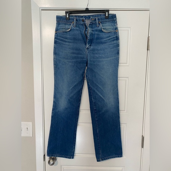 Vintage Wrangler Women’s Blue Jeans Bootcut - Picture 2 of 6